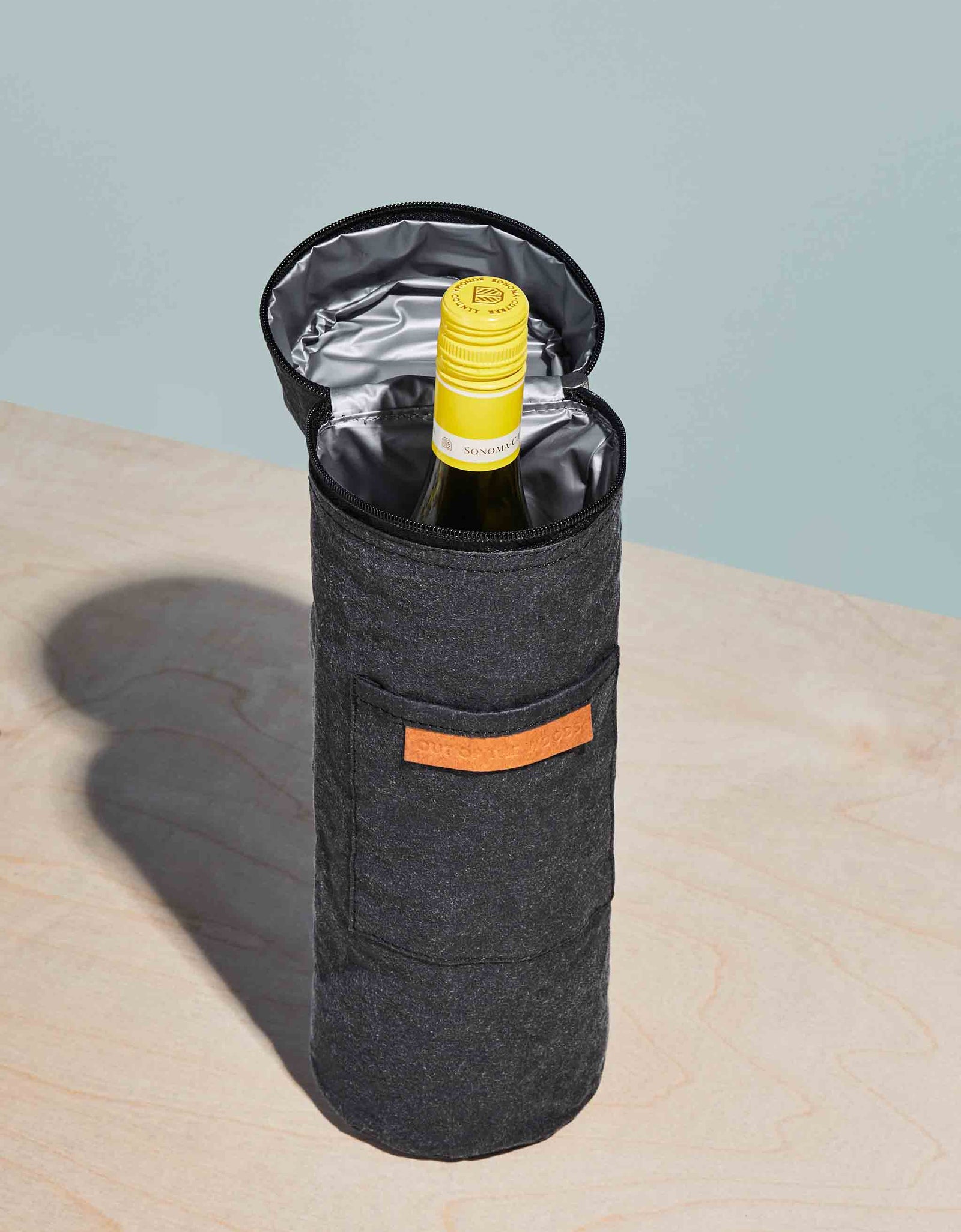 Insulated Wine & Spirits Cooler Tote Ebony