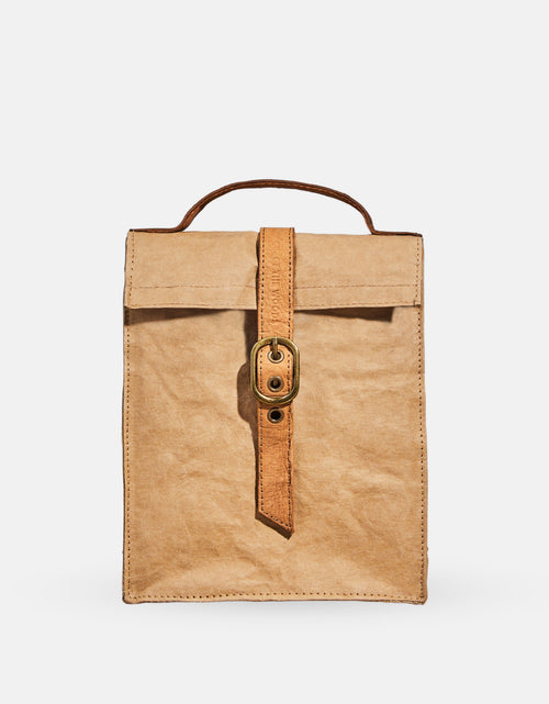 Load image into Gallery viewer, Paper Bag Lunch Cooler
